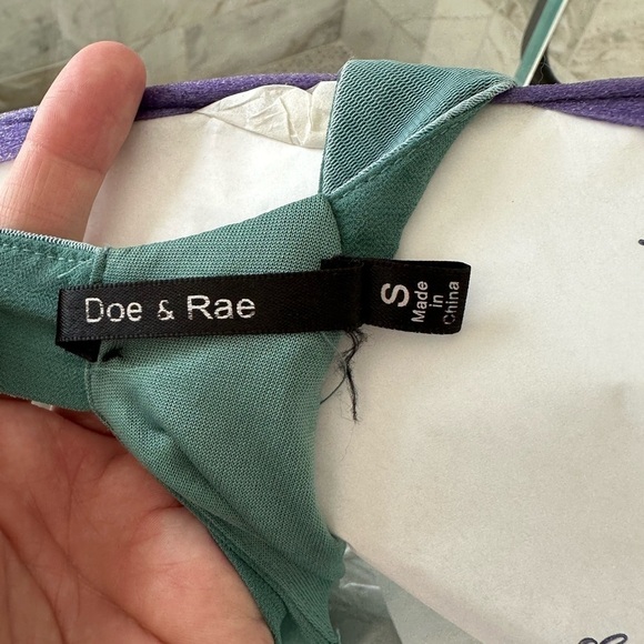 Doe & Rae High Low Halter Dress Size Small Sage Green - Picture 2 of 12